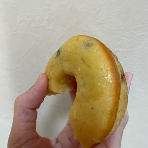 レンジで作る　バナナのミニドーナツ